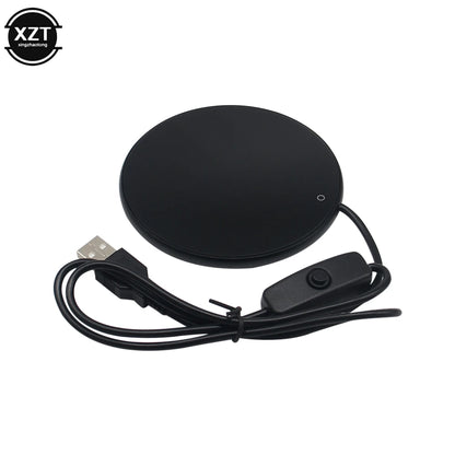 Posavasos calefactor para tazas de café con placa caliente termostática inteligente
