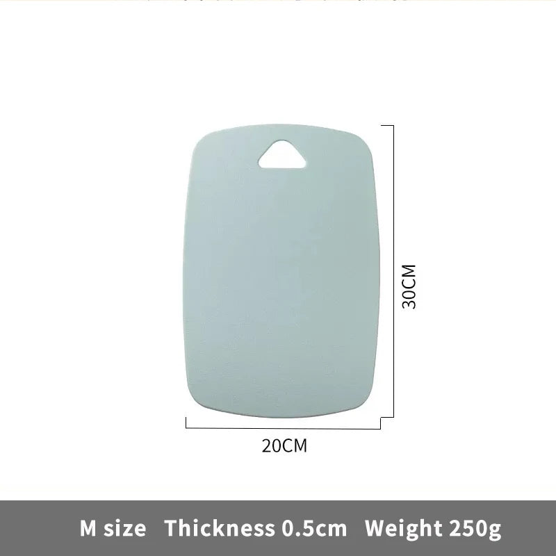 Tabla de cocina de superficie antideslizante reversible para cortar y rebanar