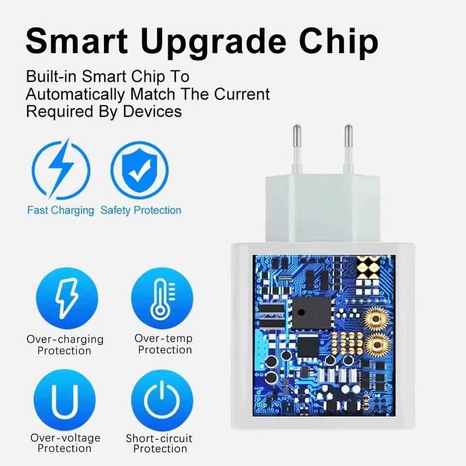 Cargador compatible Xiaomi de 67W con Carga Rápida