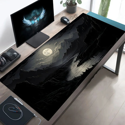 Alfombrilla de escritorio para teclado y Mouse antideslizante y resistente a líquidos