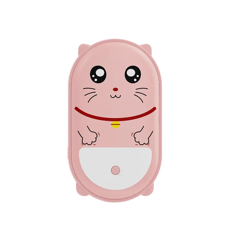 Calentador de manos eléctrico con forma de mascota sin agua con carga USB