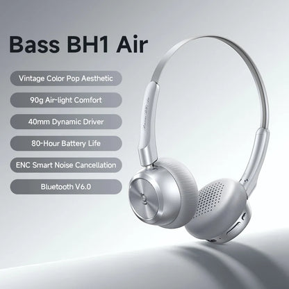 Audífonos inalámbricos marca Baseus BH1 Air con Bluetooth 6.0 y cancelación de ruido ENC