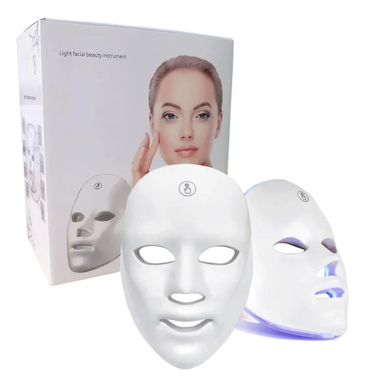 Máscara facial LED de 7 colores